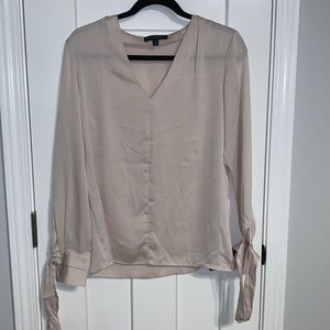 Banana Republic - Champagne colored dress shirt with tie sleeves. Never worn.